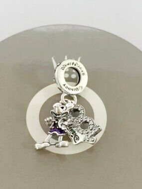 2023 NEW Disney Parks Pandora 100 Years Of Wonder Mickey Mouse Dangle Charm